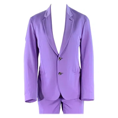 Pre-owned Paul Smith Size 36 Soho Fit Purple Lavender Wool Notch Lapel Suit