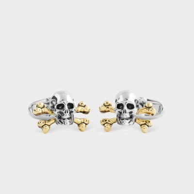 Paul Smith 'skull And Crossbones' Cufflinks Multicolour