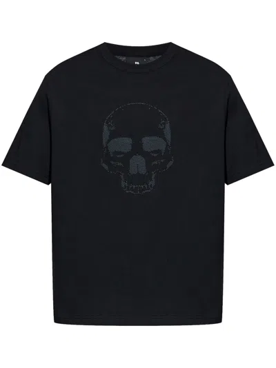 Paul Smith Black Crewneck Graphic T-shirt