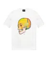 Paul Smith London Skull Sketch Cotton Graphic T-shirt In White