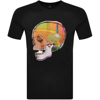 Paul Smith Skull T Shirt Black