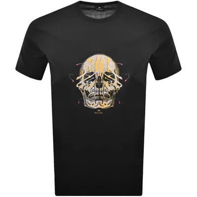 Paul Smith Skull T Shirt Black