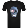 Paul Smith Skull T Shirt Black In Black