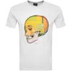 Paul Smith Skull T Shirt White In White