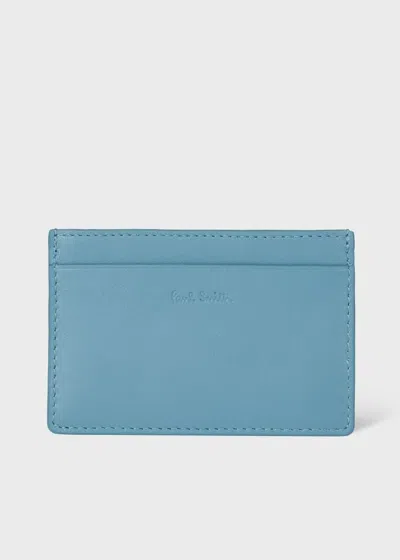 Paul Smith Sky Blue Leather Card Holder