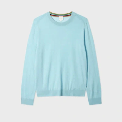 Paul Smith Long-sleeve Wool Sweater In Blue