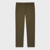 Paul Smith Slate Khaki Fine Cotton-twill Chinos Grey In Grey
