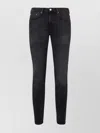 Paul Smith Slim Cut Denim Trousers In Gray