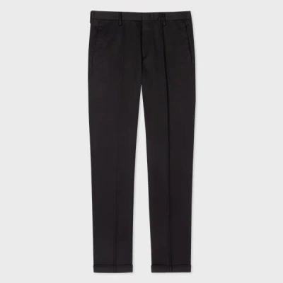 Paul Smith Slim-fit Black Cotton-stretch Chinos