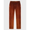 PAUL SMITH SLIM-FIT BROWN VELVET TROUSERS