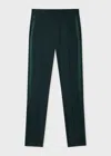 Paul Smith Slim-fit Dark Green Wool-mohair Evening Trousers In Green