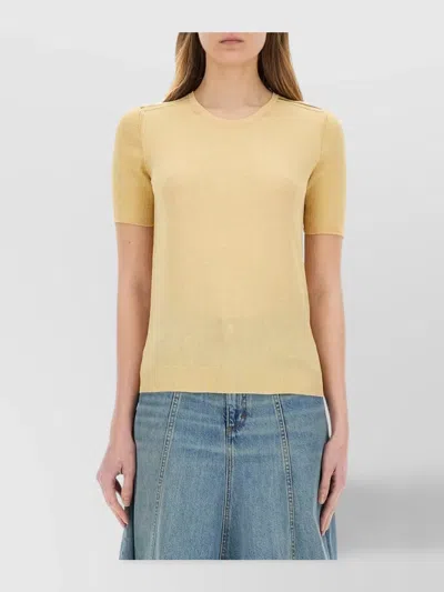 Paul Smith Slim Fit Knit Tops With Short Sleeves