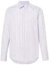 Paul Smith Slim-fit White 'signature Stripe' Cotton Shirt