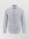 PAUL SMITH SLIM FIT SHIRT WITH BUTTON-DOWN COLLAR AND FLORAL PATTERN