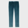 Paul Smith Slim-fit Teal Velvet Trousers Blue In Blue