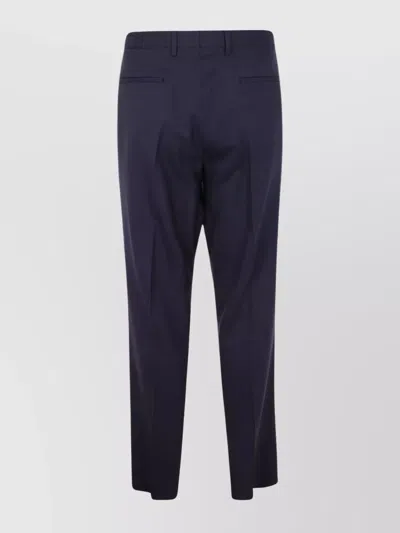 Paul Smith Slim Fit Trousers Back Pockets In Black