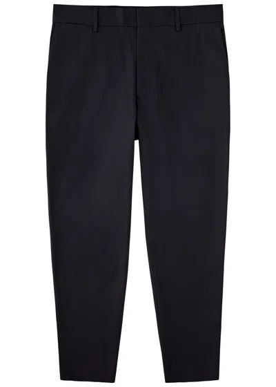 Paul Smith Slim-leg Stretch-cotton Chinos In Navy