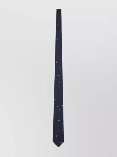 PAUL SMITH SLIM TIE FEATHER DESIGN