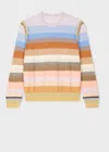 Paul Smith 'smith Stripe' Cotton Sweater Multicolour In Multicolour