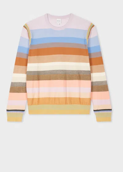 Paul Smith 'smith Stripe' Cotton Sweater Multicolour