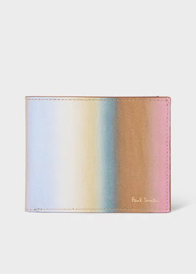 Paul Smith 'smith Stripe' Ombre Billfold Wallet Multicolour