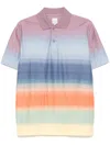Paul Smith Multicolor Smith Stripe Cotton Polo In Purple