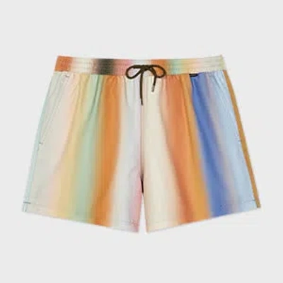 Paul Smith 'smith Stripe' Swim Shorts Multicolour