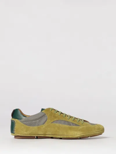 Paul Smith Marini Suede Sneakers In Green