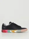 Paul Smith Women's Black Leather 'lapin' Swirl Sneakers In Black