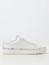 Paul Smith Women's White Leather 'dusky Swirl' Rand 'lapin' Trainers In Weiss