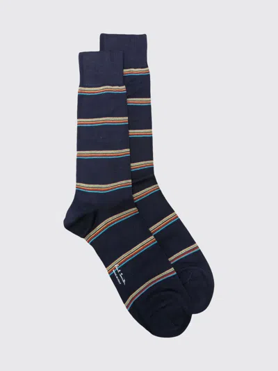 Paul Smith Socks Men Color Navy In Blue