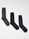 Paul Smith Pack Of Three Signature Stripe Cotton-blend Socks