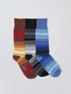 Paul Smith Three-pack Multicolor Isodore Socks