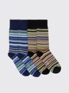 Paul Smith Signature Stripe Socks Set Of 2 Pairs In Multi