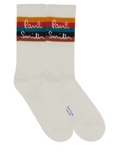 Paul Smith Socks With Logo In White