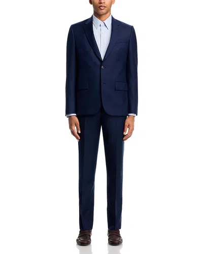 Paul Smith Soho Canvas Sharkskin Extra Slim Fit Suit In Blue