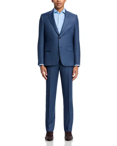 Paul Smith Soho Canvas Sharkskin Extra Slim Fit Suit In Blue
