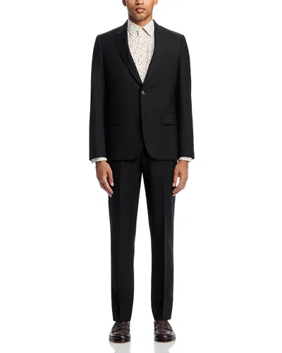 Paul Smith Soho Canvas Wool And Mohair Extra Slim Fit Suit In Black