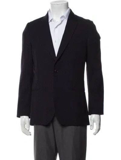 Pre-owned Paul Smith Soho Polka Dot Print Blazer In Blue