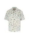 Paul Smith Men's Souvenir Print Shirt | Size Small | M1r905up02672 Color 40 In Green