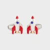 Paul Smith 'space Rocket' Cufflinks