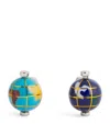 Paul Smith Spinning Globe Cufflinks In Multi