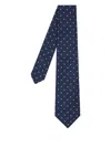 Paul Smith Spot Wool Tie In Blue