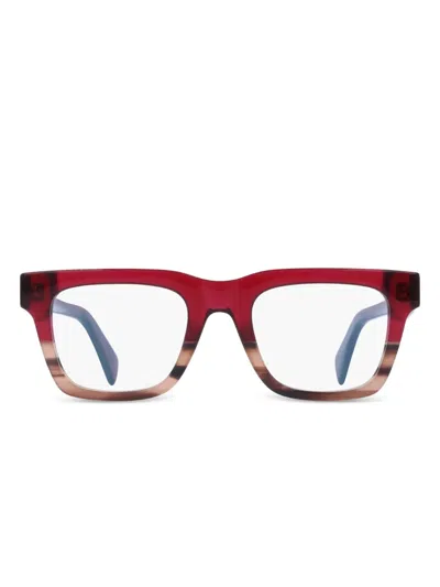 Paul Smith Square-frame Glasses In Red