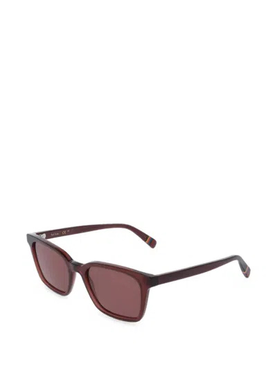 Paul Smith Square-frame Sunglasses In Metallic