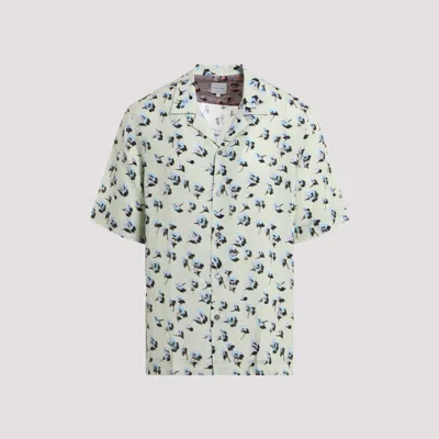 Paul Smith Regular Fit Short Sleeve Shirt In Green