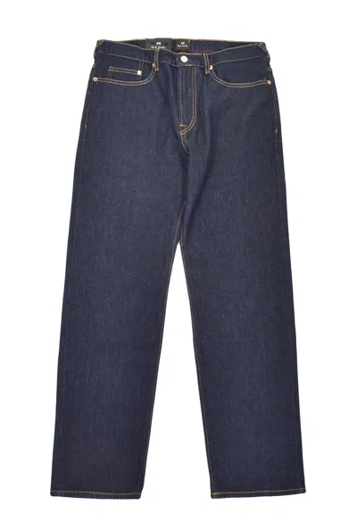 Paul Smith Standard Fit Jeans Rinse Wash In Navy