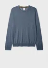 Paul Smith Stone Blue Merino Wool Sweater