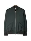 Paul Smith Storm System Bomber Jacket In Green