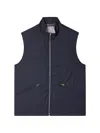 Paul Smith Storm System Zipped Gilet In Blue